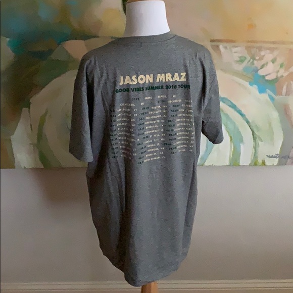 NWOT Jason Mraz Concert Tshirt 2018 Unisex Medium - Picture 2 of 15